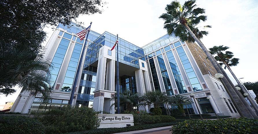 The Tampa Bay Times in downtown St. Pete.