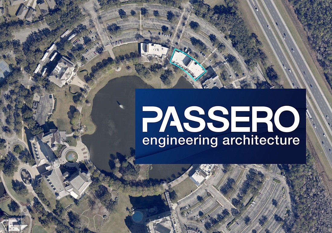 Passero Associates is developing office space in The Shops at World Golf Village in St. Augustine. It is the commercial center that rings the lake near the closed World Golf Hall of Fame.