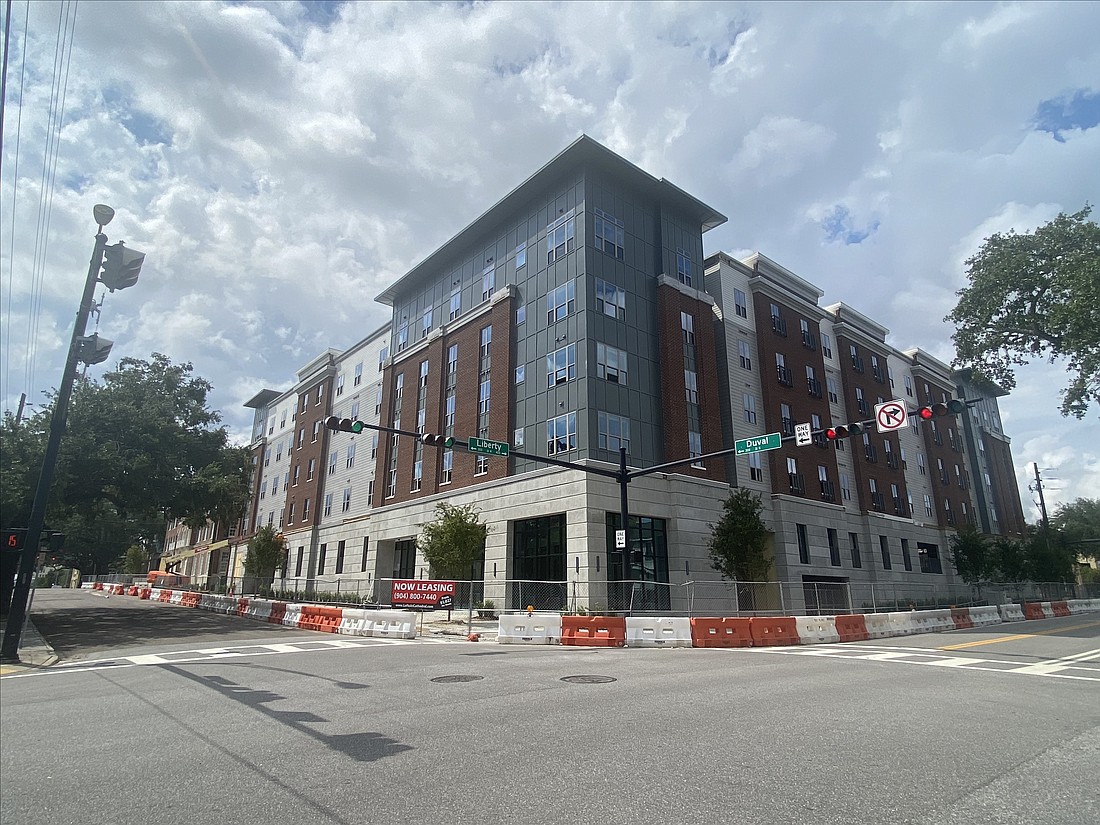 The Lofts at Cathedral apartments at 325 E. Duval St. is planned to be completed by the end of 2024.