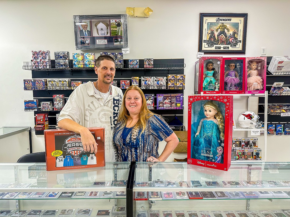 Philip and Tiffany Obradovich are the proud owners of Winter Card’N Collectibles.