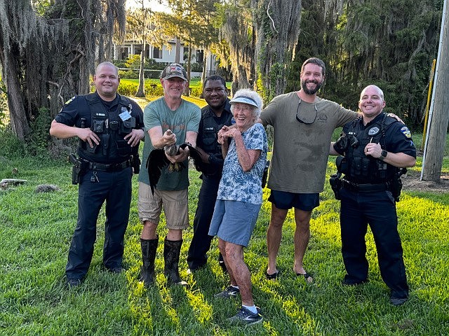 The Windermere Police Department and local residents partnered recently to help rescue an Anhinga bird in need.