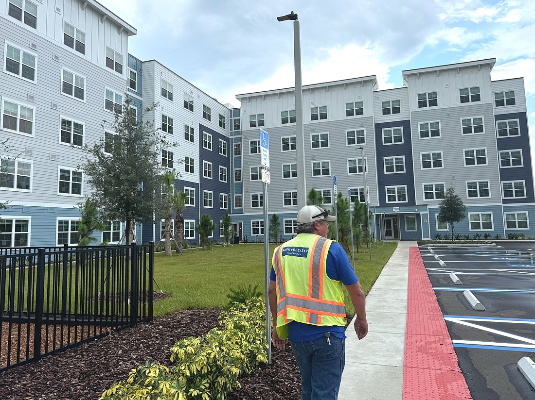 Work has finished on The Adderley, a 128-unit affordable housing community in Tampa.