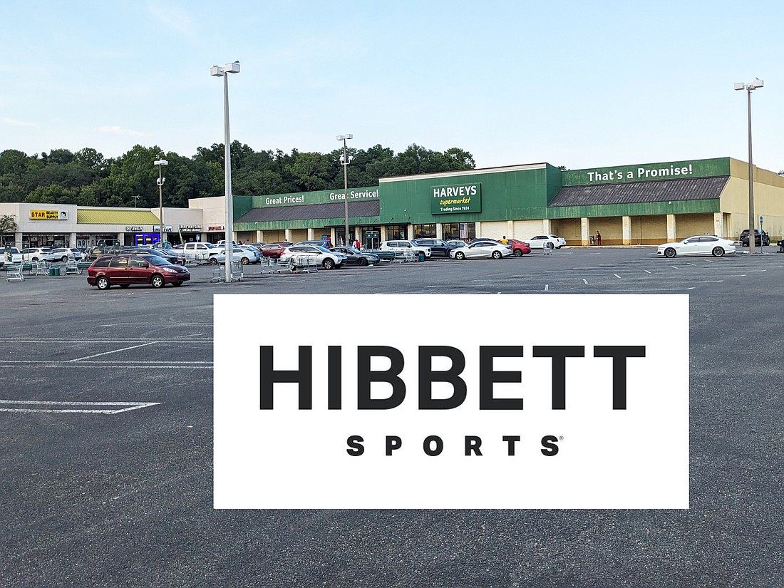 Hibbett Sports is building-out a store at 2261 Edgewood Ave. W., Unit 3, in the Edgewood Square Shopping Center. The Harveys Supermarket store there is planned to be converted into an Aldi.