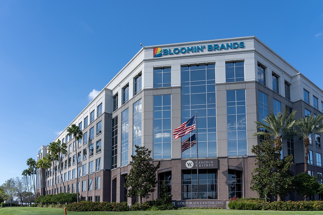 Bloomin' Brands Inc. headquarters at 2202 N. Westshore Blvd., Tampa.