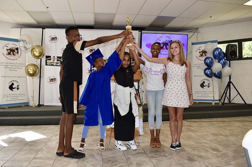 Adonai Nelson, 14, Joy Prophete, 8, Sierra Morrison, 11, Grace Prophete, 14 and Nya Chambless, 14.