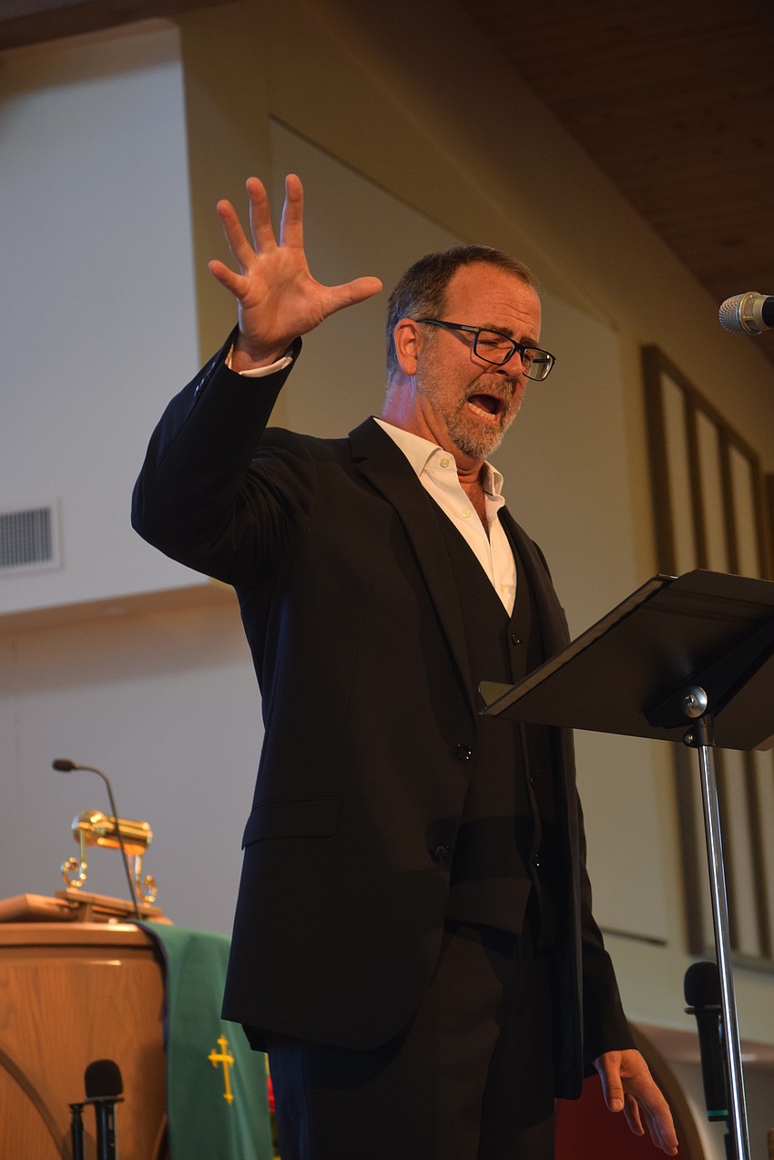 Gerrit Paul Groen sang for Christ Church on Aug. 25.