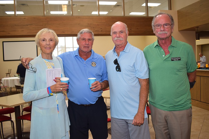 Julie Andrews, Andy Sawyer, Richard Buchanan and Dennis Piermont at the Summer Music Magic Recital at Christ Church.