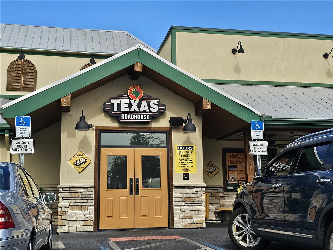 Palm Coast's Texas Roadhouse. Photo by Sierra Williams