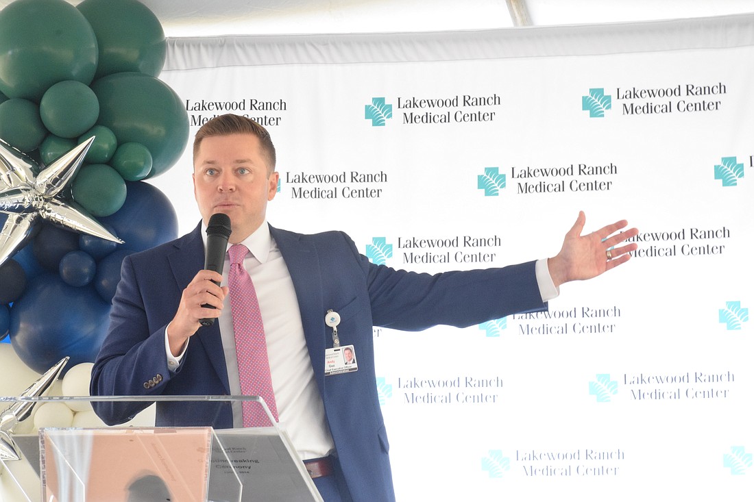 Andy Guz, the chief executive officer for Lakewood Ranch Medical Center, has led the hospital through several expansions.