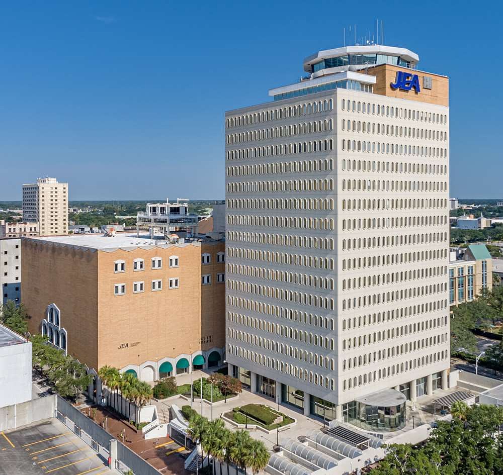 The former JEA headquarters campus at 21 W. Church St., 421 Laura St. and 21 E. Church St.