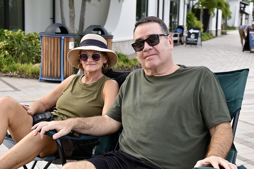 Lakewood Ranch residents Marilyn and Marty Munce are regulars at Waterside Place.
