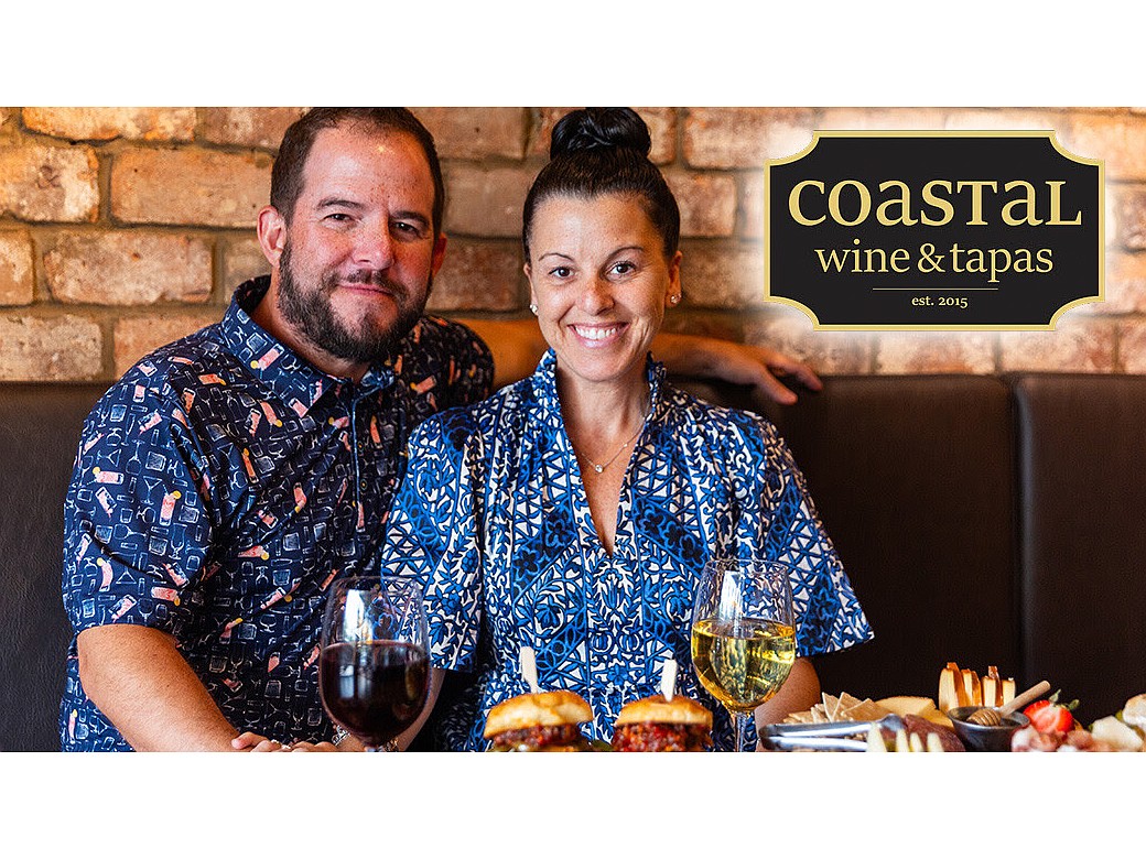 Steve and Shaun Lourie are the owners of Coastal Wine Market & Tasting Room. They plan to rename it to Coastal Wine & Tapas and move the business to Nocatee Town Center in early Summer 2025.