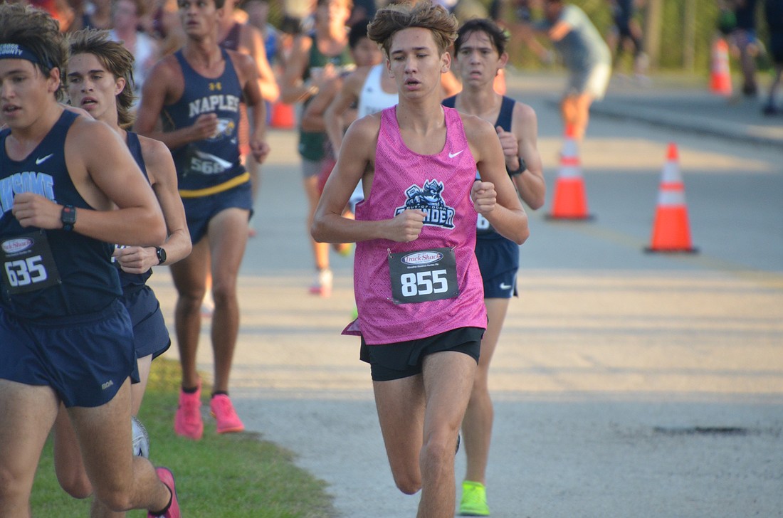 ODA junior boys cross country runner Kevin Gyurka.