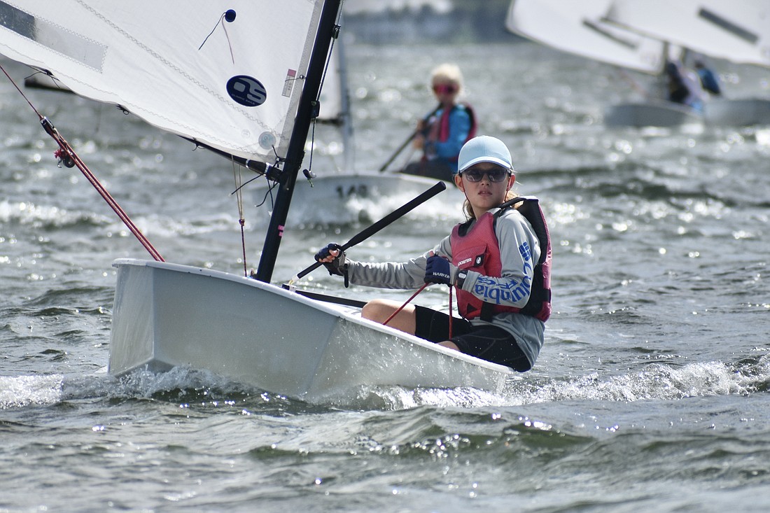 Ava Crotty of Manatee River Youth Sailing