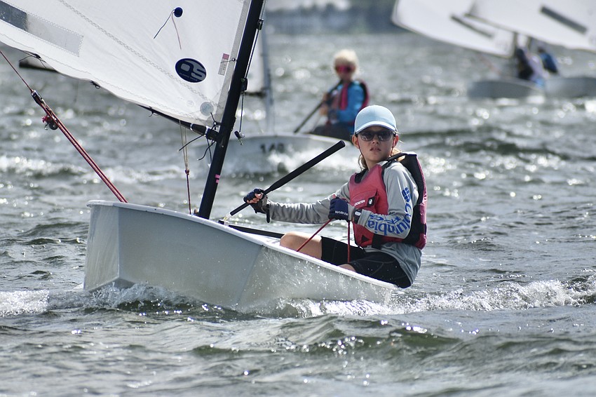 Ava Crotty of Manatee River Youth Sailing