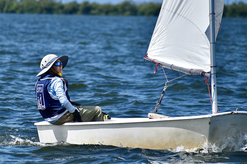 Elijah Horst of Sarasota Youth Sailing