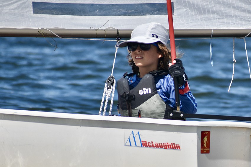 Oliver Milligan of Sarasota Youth Sailing
