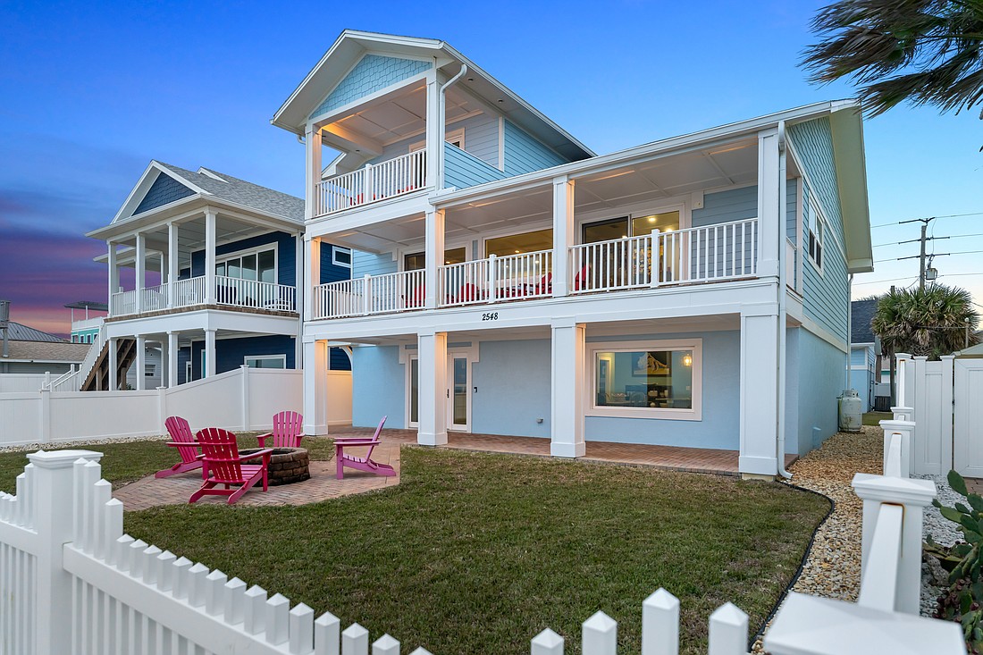 The house is a 5/4 and has ocean views, a separate three-car garage and guesthouse. Photo courtesy of Realty Pros Assured