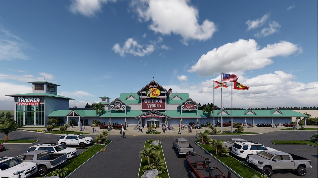 Cutline: Planning to open in 2024, Bass Pro Shops is hosting a hiring fair to staff its St. Augustine location under construction.