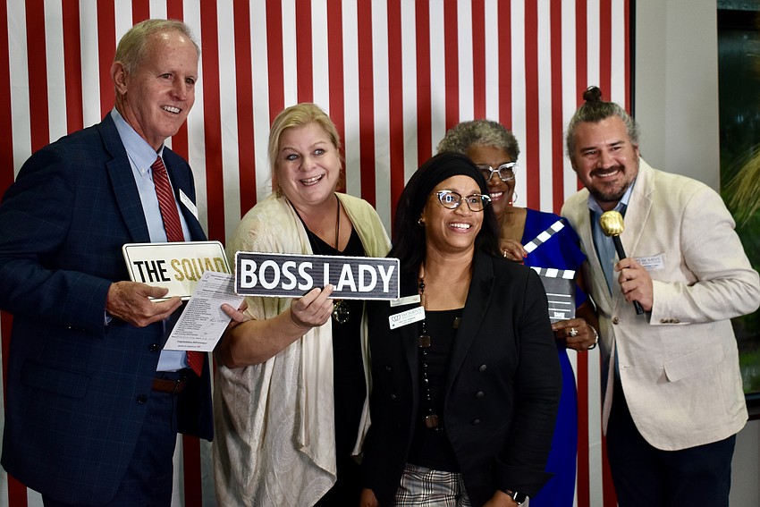 Ed Nicholas, Ashley Brown, Nicole Parker, Lillian Elliott and Brent Giangregorio are 