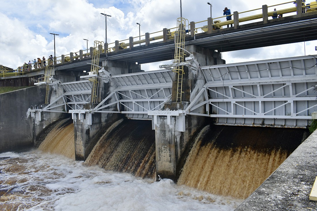 This is the dam's main spillway.