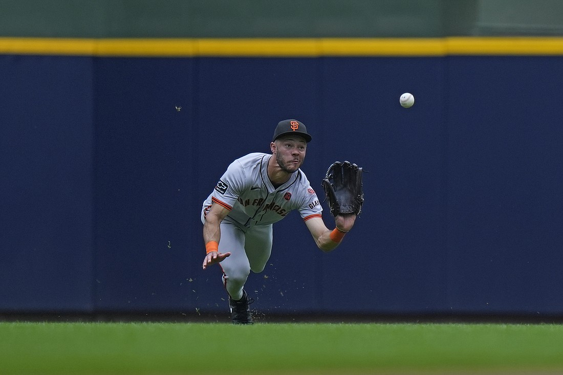 Lakewood Ranch High baseball alum Grant McCray is known for providing high-level speed and defense in center field. He made his MLB debut Aug. 14 with the San Francisco Giants.