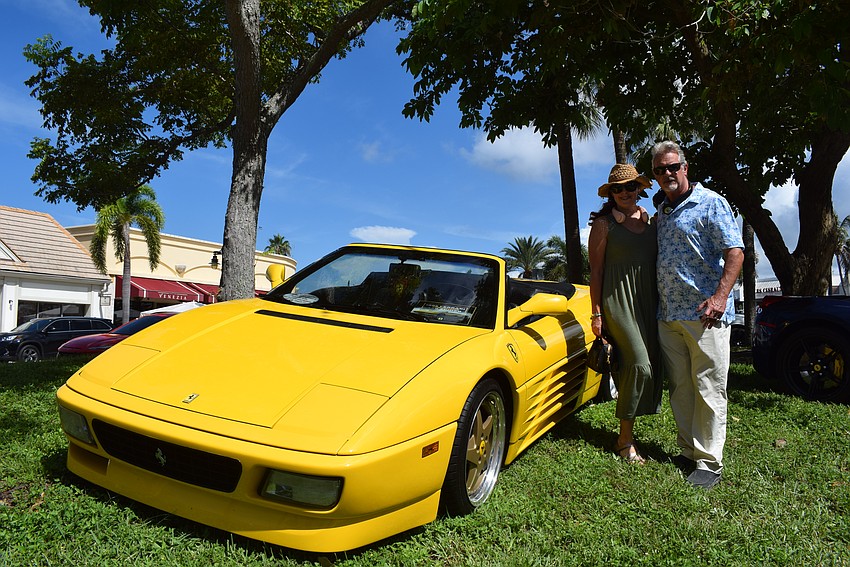 Marlee and Tim Gabriele at Exotic Cars on the Circle.
