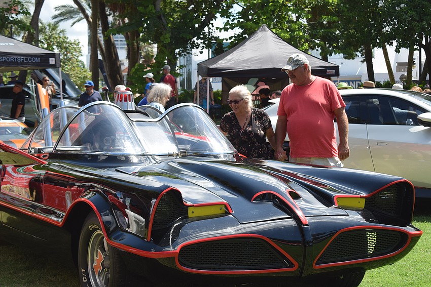Marilyn and Tim Imming at Exotic Cars on the Circle.
