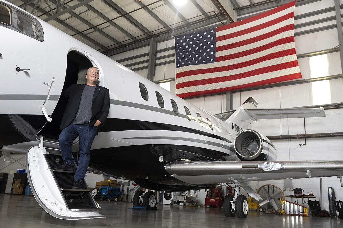 Barry Shevlin says the majority of FlyUSA's business is from repeat customers.