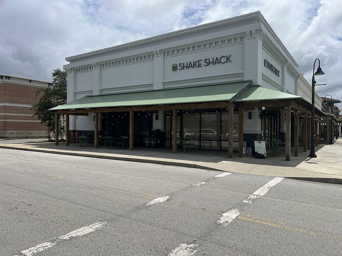 Shake Shack at 10281 Midtown Parkway, Unit 101, in St. Johns Town Center.