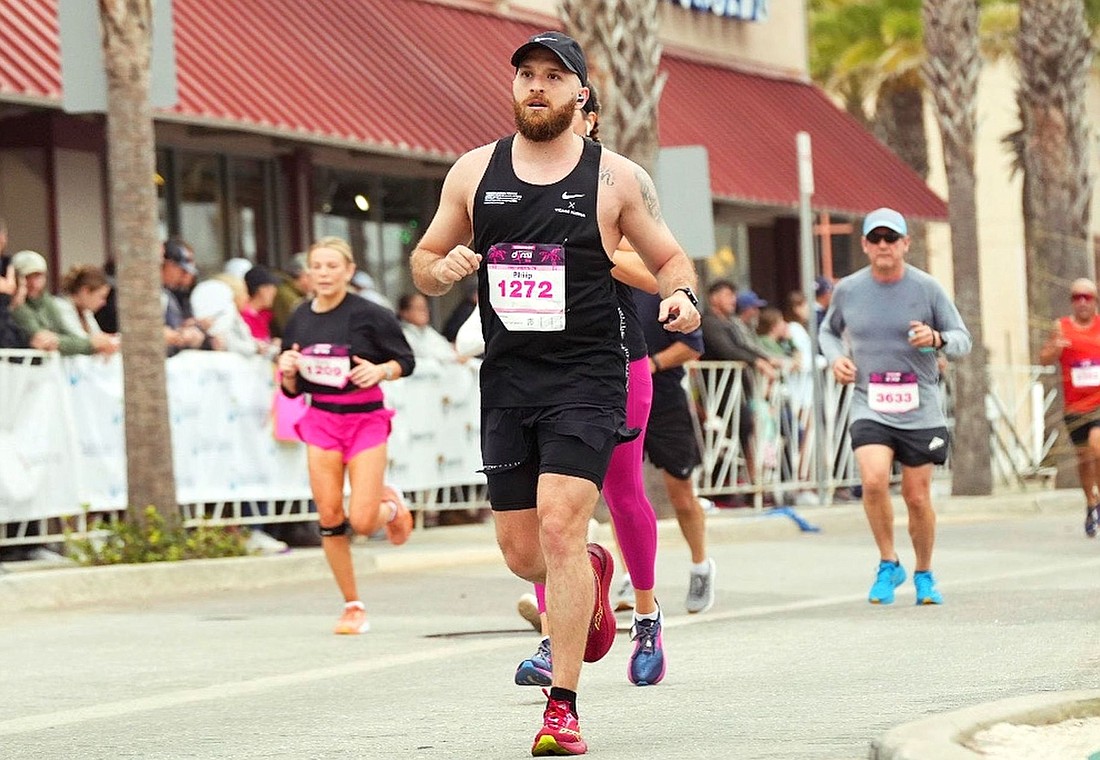 Matanzas High graduate Philip Whalen plans to run in the London Marathon and raise money for Project Purple, a pancreatic cancer foundation. Courtesy photo