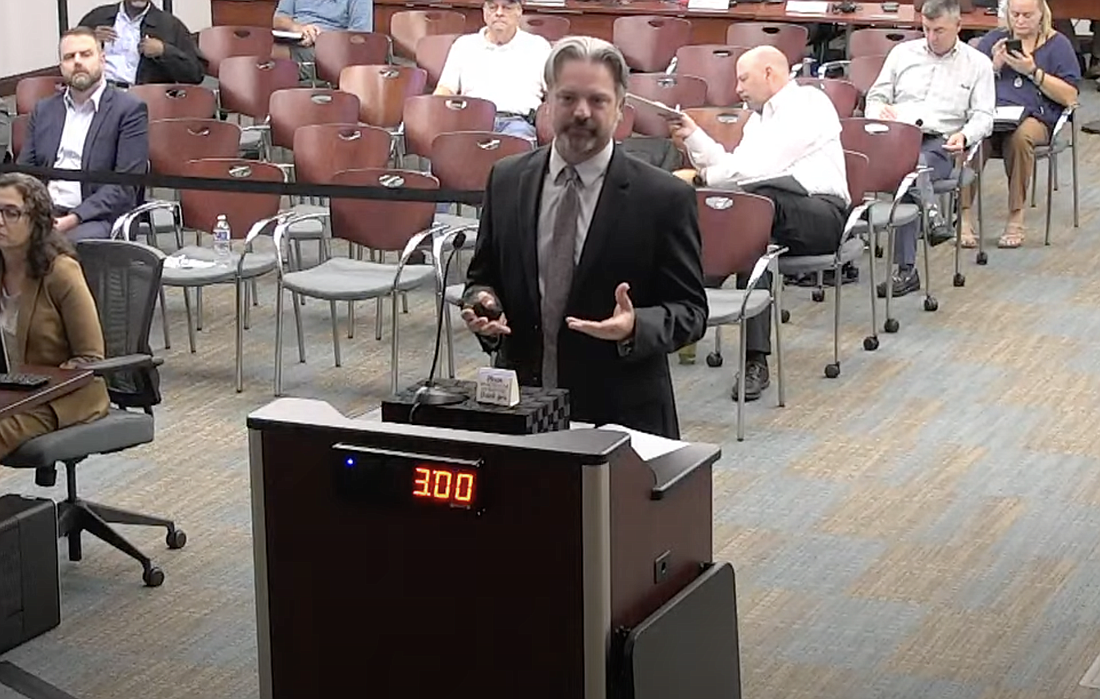 CPA Joel Knopp said a city-wide forensic audit could cost around $500,000, depending on the scope. Image screen shot from Palm Coast City Council livestream