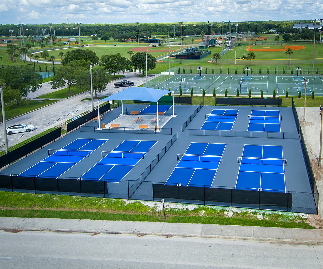 Upgrades to the pickleball courts at Lakewood Ranch Park cost approximately $250,000.