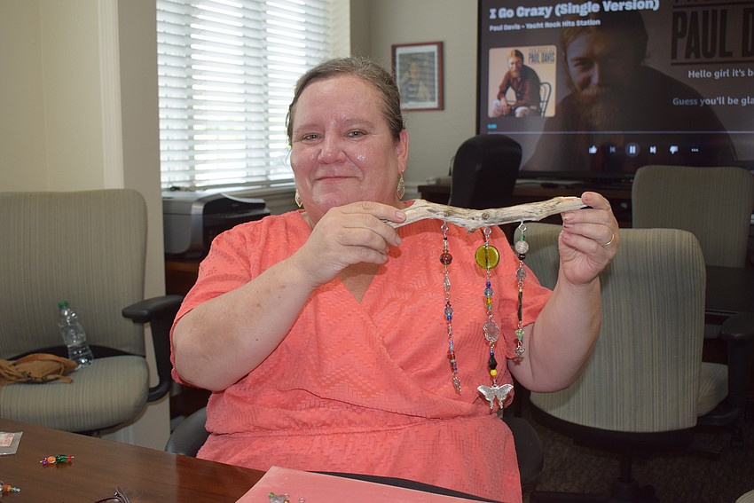 Christine Rothberg with her 