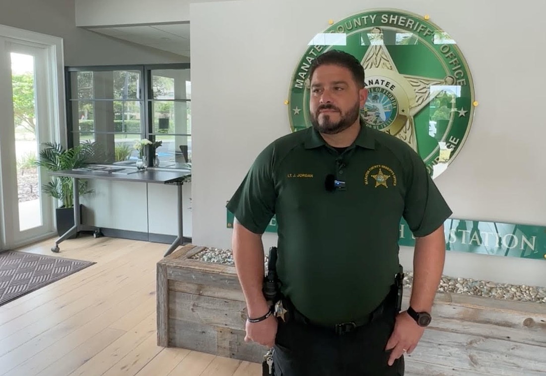 Manatee County Sheriff's Office Lt. Julio Jordan-Escalona is head of the school resource officer unit. He spoke Friday, Sept. 13 about the arrest of a 15-year-old student who posted a threat to shoot people at a school on the social media app Snapchat.