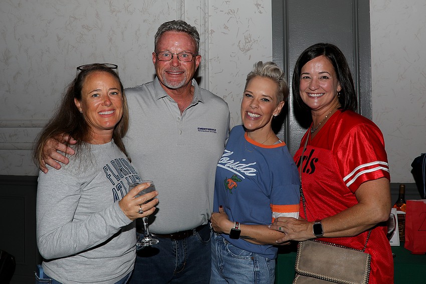Beth and Dave Kaarins with Melissa Perrin and Mary Pat Radford.