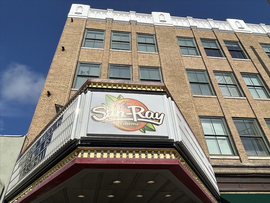 Five Points Theater building at 1028 Park St. Sun-Ray Cinema closed in July.