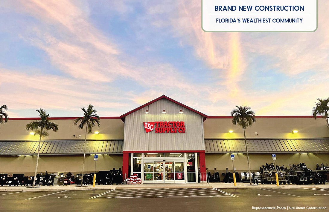 The Tractor Supply Co. store under construction in Naples is up for sale.