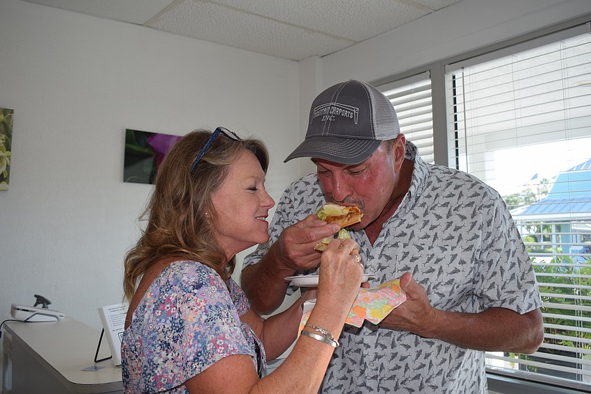 Penny and Rick Sellers at Design 2000 at Summer Night Out.