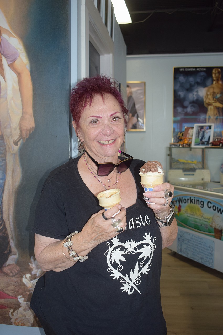 Tia Chowanski-Doty at Donuts by Design at Summer Night Out.