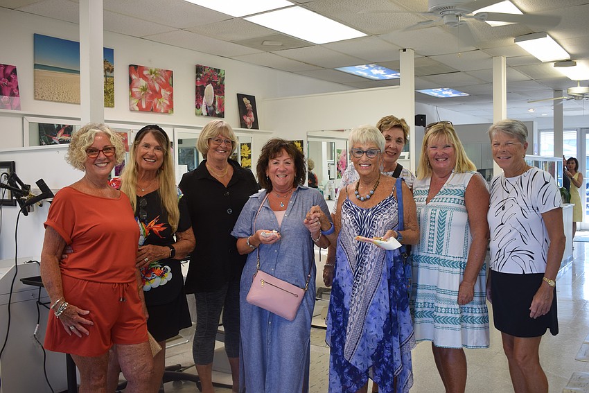 Women from Longboat Harbour Condominiums come together to Summer Night Out every month.