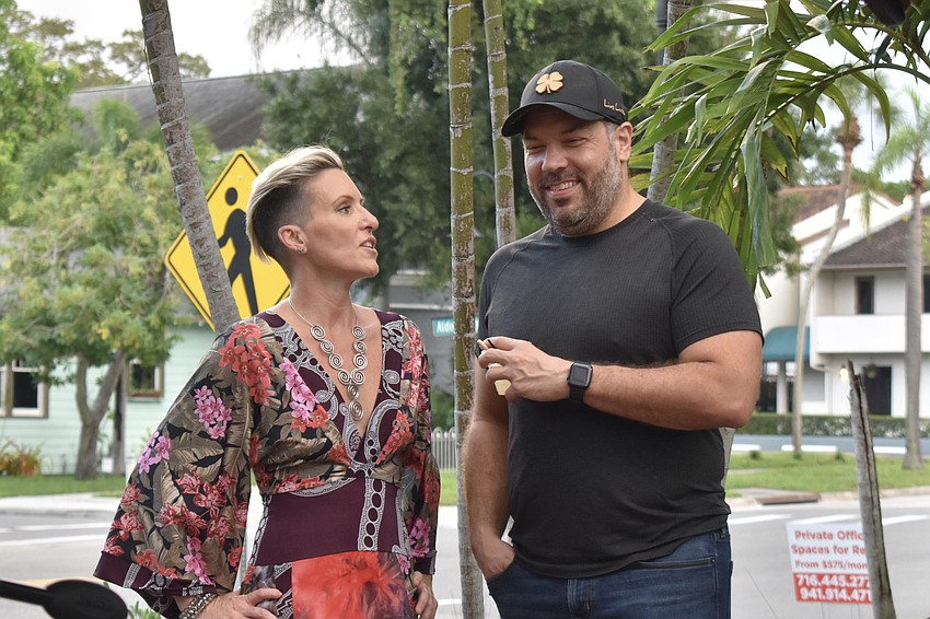 Heather Welch, owner of Unwind Massage and Wellness, talks to Raymmar Tirado.