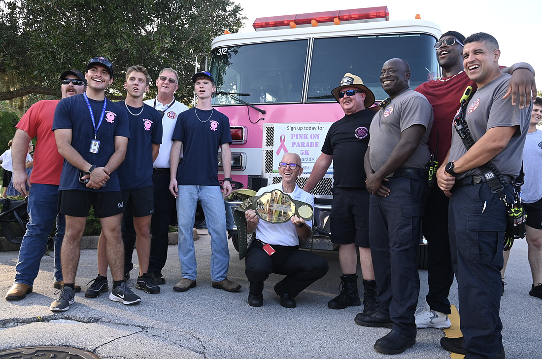 Flagler County Fire Rescue won the 2024 Truck Pull. Photo courtesy of Palm Coast Parks and Recreation