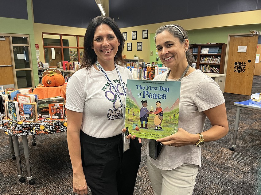 Student support specialist Lillian Matazinski and media specialist Lora Sevarino say 