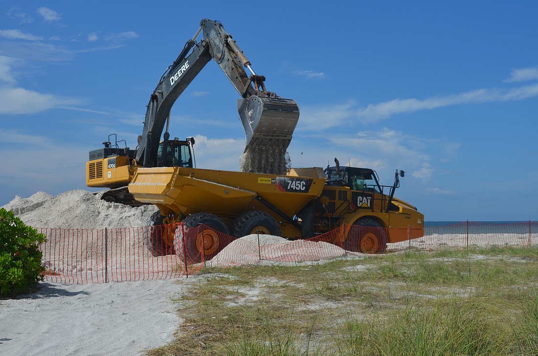 The Town of Longboat Key will fund a $2.948 million beach nourishment at Gulfside Road in FY25.