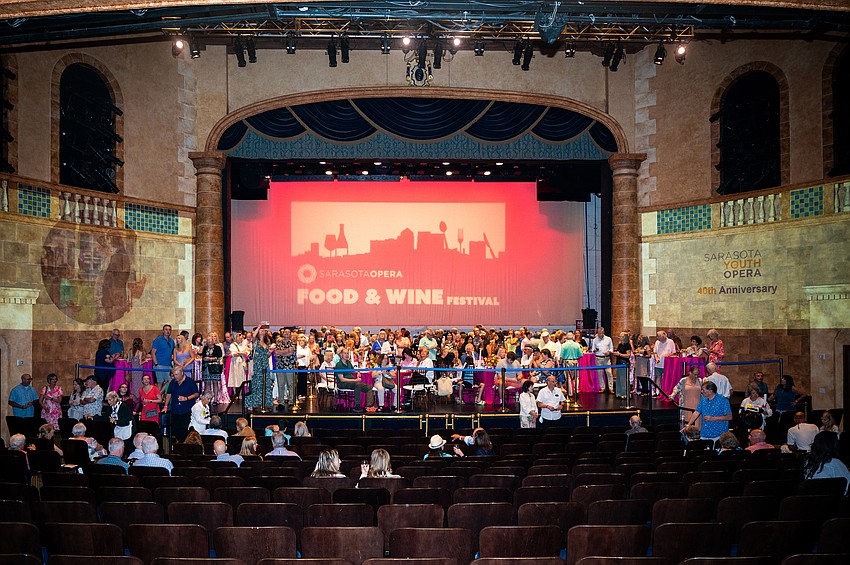 The  Sarasota Food & Wine Festival serves up tastes from local restaurants.