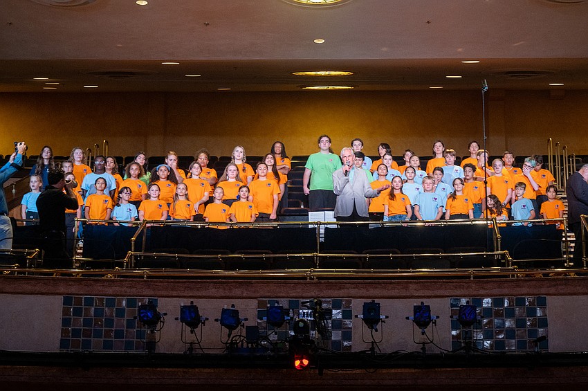 The Sarasota Youth Opera performs at the Sarasota Food & Wine Festival.