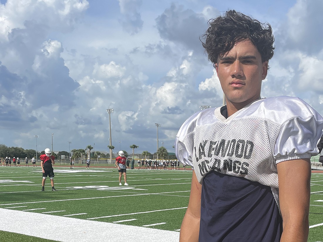 Lakewood Ranch High football senior linebacker Richard De Paula.