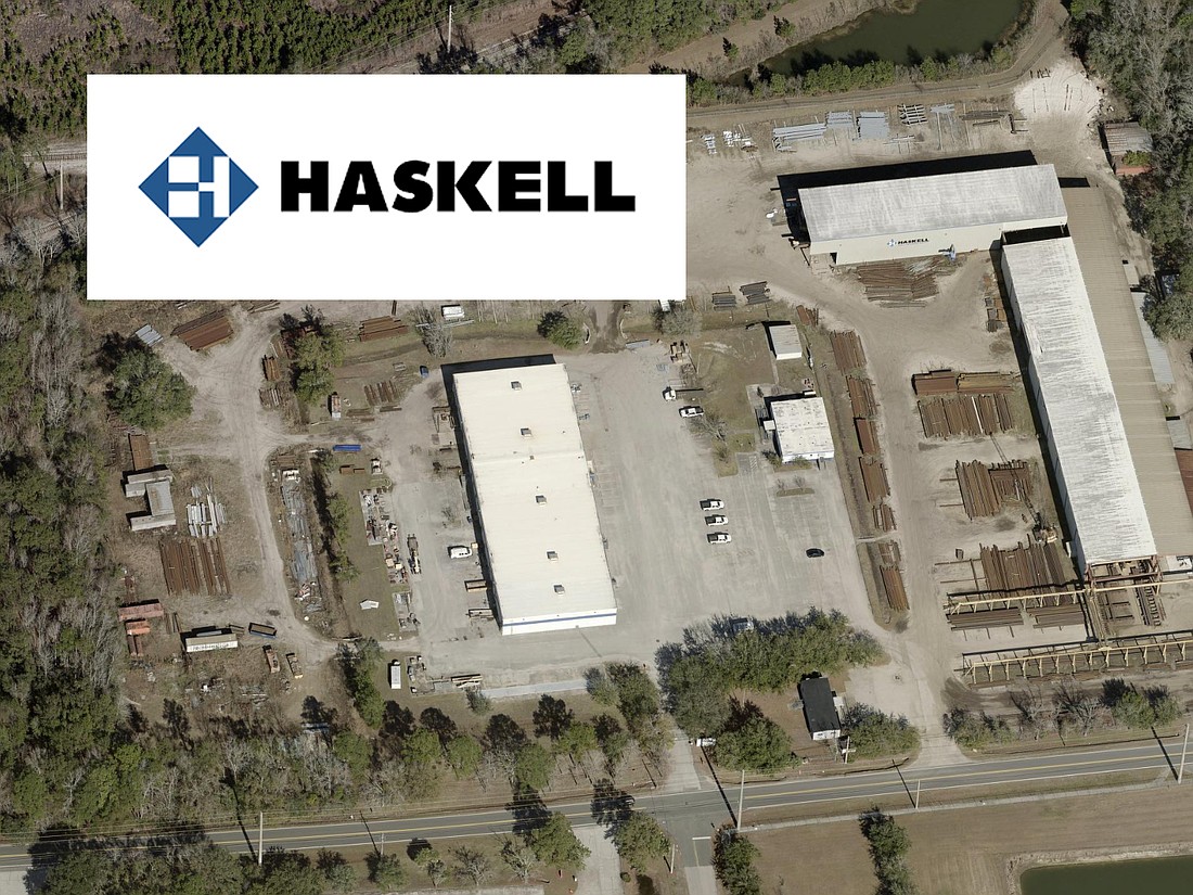 Jacksonville-based Haskell plans to add a 20,460-square-foot metal building, comprising a fabrication shop and an office area, at 5255 W. 12th St. near its other buildings on the property.