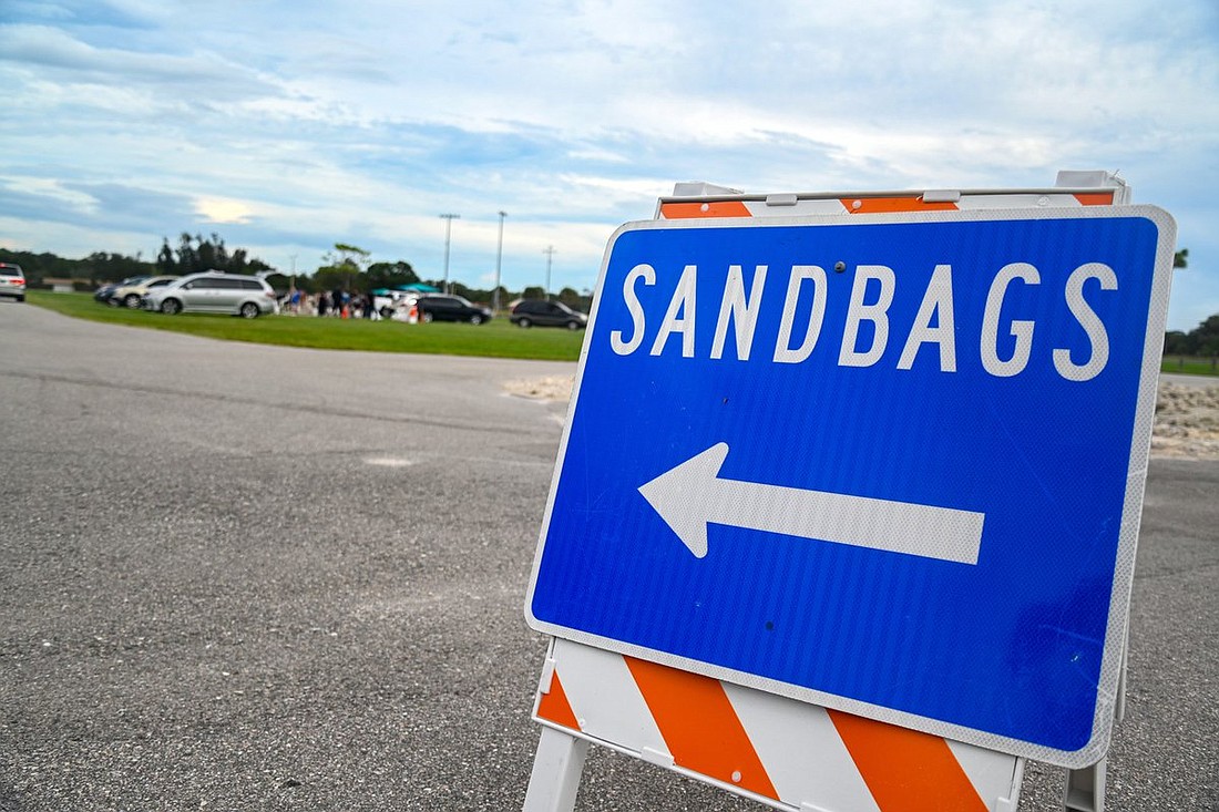 As a tropical system strengthens in the southern Gulf of Mexico, self-service sandbags will be offered for the next two days to Sarasota County residents.